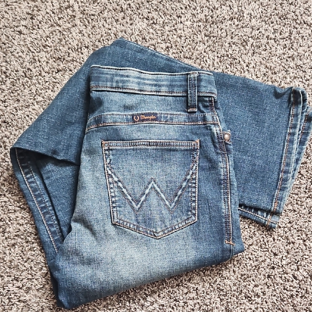 Wrangler Classic Blue Boot Cut Jeans